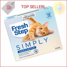 Fresh Step Clumping Cat Litter, Advanced, Unscented, 18.5 lbs Package May Vary 