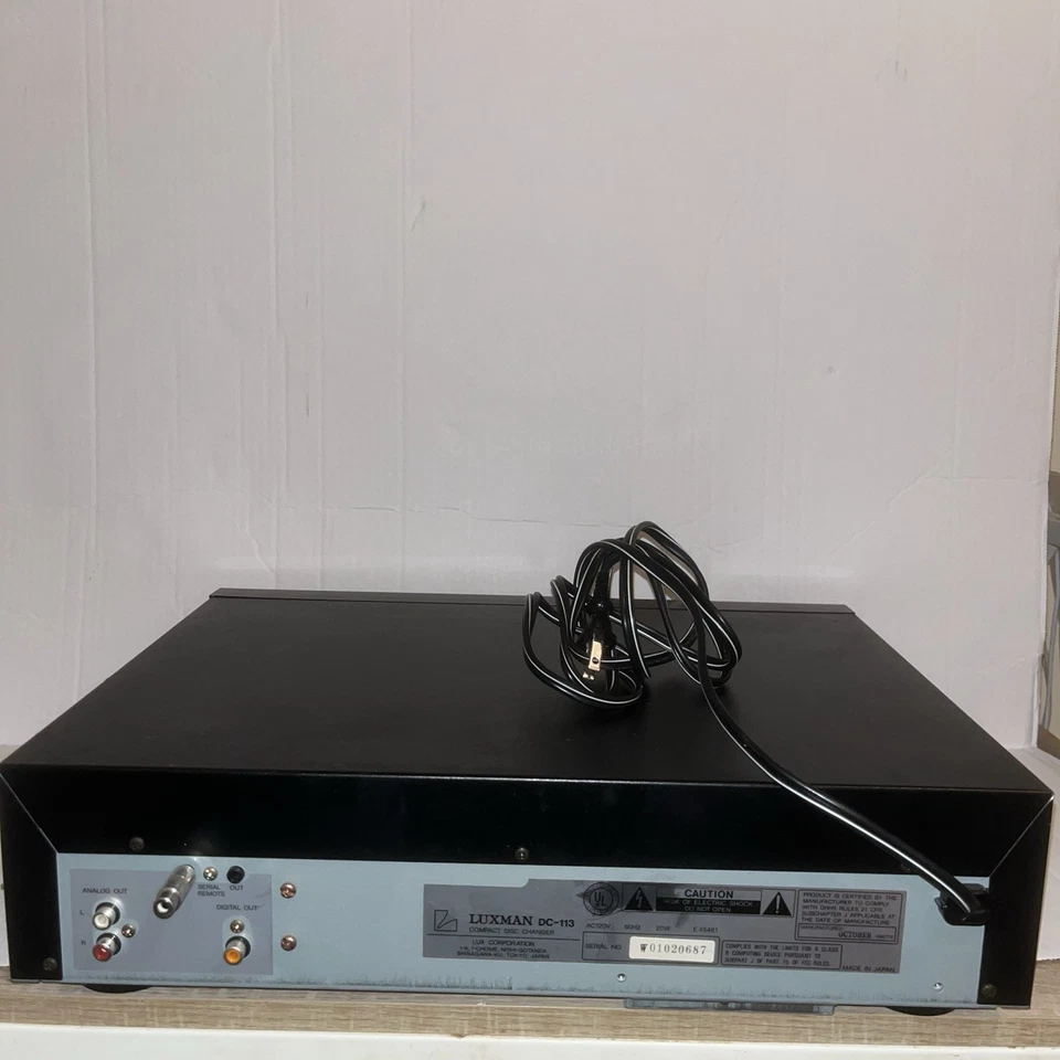 Reproductor de CD Luxman DC-113 sin control remoto (PROBADO) Foto 4 de 4