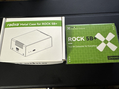 Radxa RS129-D8E64 Rock 5B+ / 5B RK358 plus SBC 8GB RAM 64 GB eMMC with case