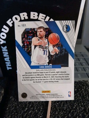 Lukaページ 2023-24 Panini Phoenix - Luka Dončić #157 Blue Lazer Phoenix | eBay