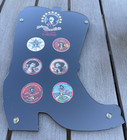 (6) $5 & $1 Arizona Charlie's 1996-'97 Casino Chips 8th Anniversary Display Boot — photo 7