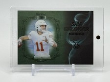 2021 Wild Card Matte SAM EHLINGER Smoking Guns Green #1/1 - TEXAS LONGHORNS RC