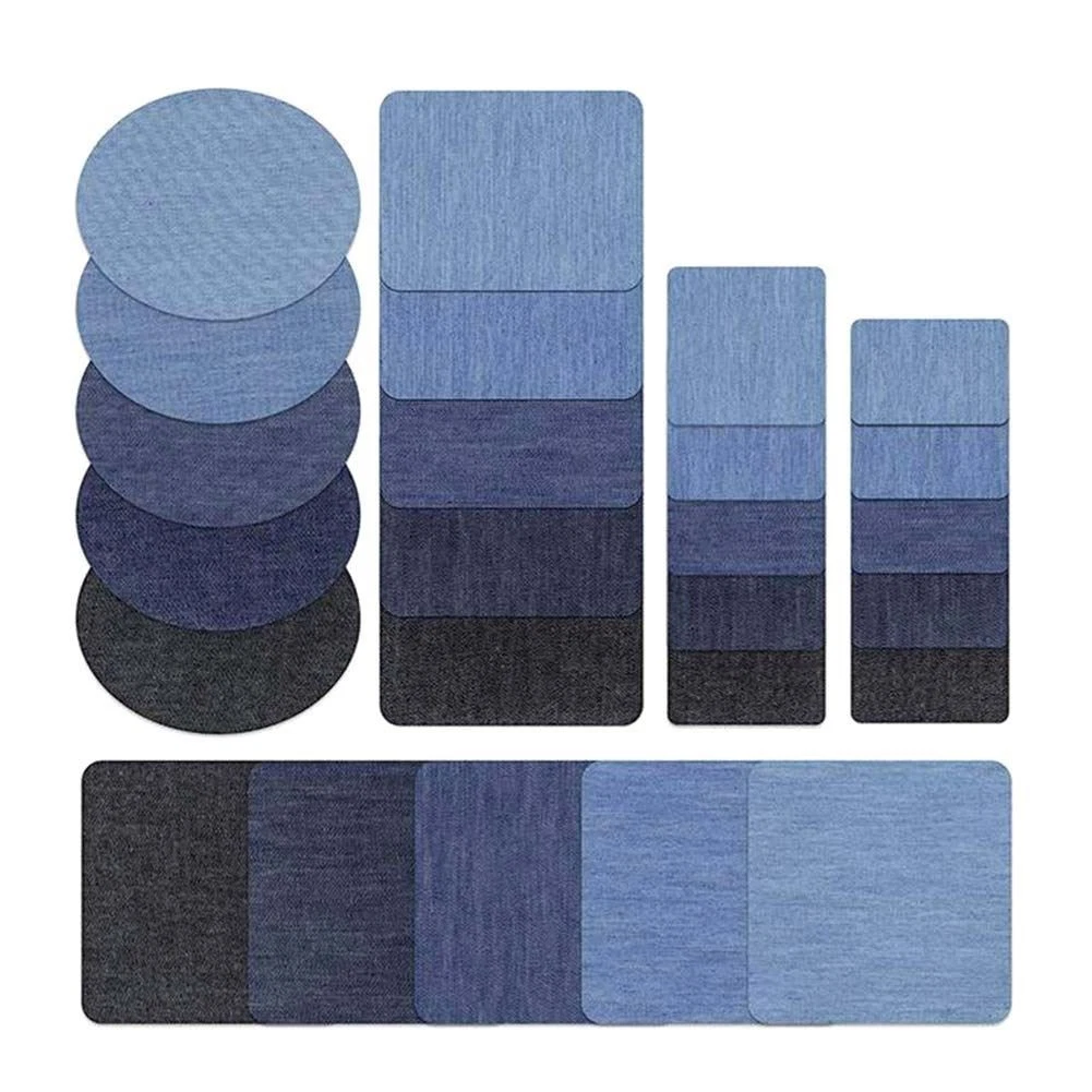 25PCS Iron on Patches for Clothing Repair Jean Patches for Outside Sew on
