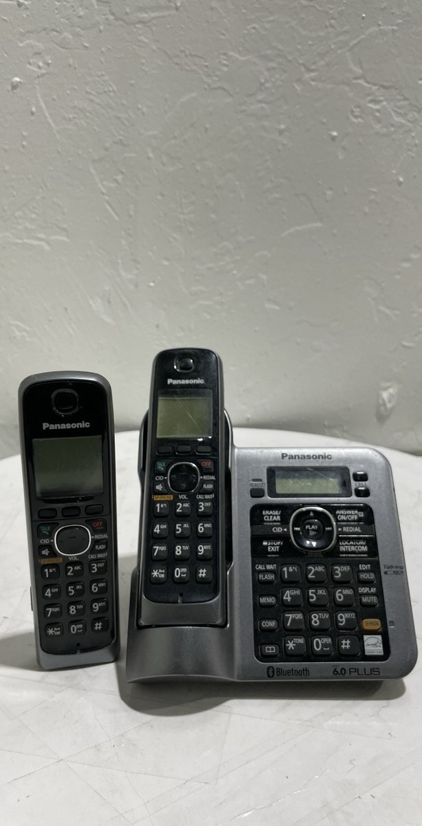 Panasonic KX-TG7641 Bluetooth Cordless Phone & 2 Handsets KX