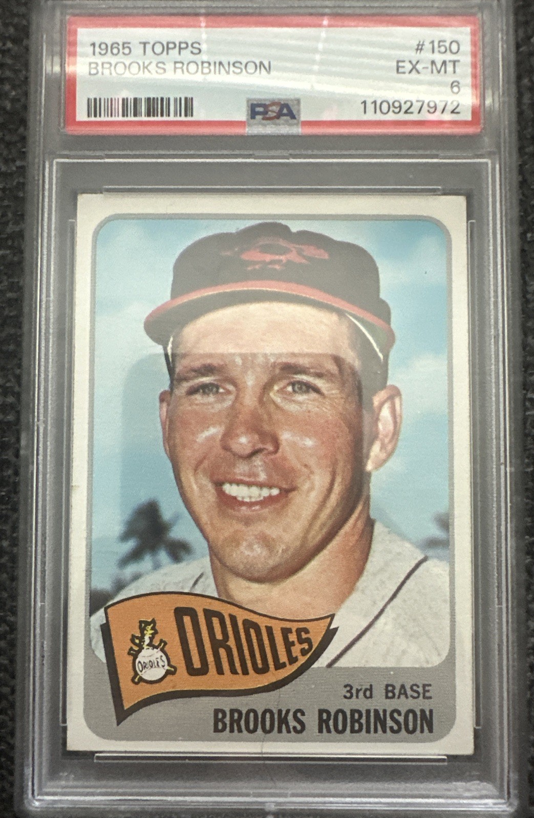 1965 Topps Brooks Robinson PSA 6 Baltimore Orioles