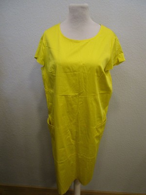 Vabene Kleid gelb Kurzarm Taschen Gr.42 (AK4060-28)