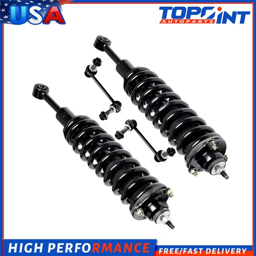 Complete Front Struts For 03-14 Toyota 4Runner FJ Cruiser w/ Sway Bar Links 4pc - Picture 3 of 3