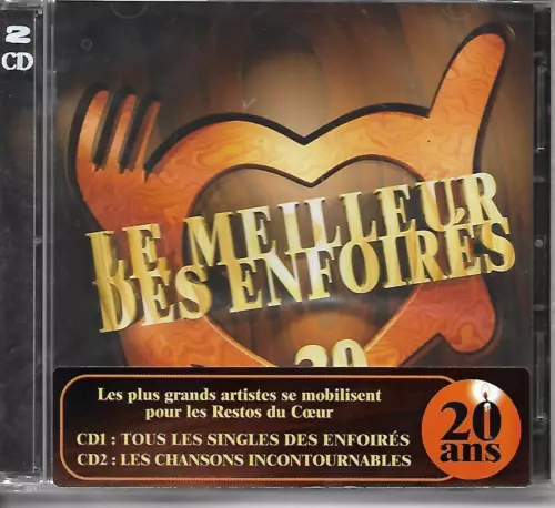 2 CD LES ENFOIRES LE MEILLEUR 40 TITRES DE 2010 NEUF SCELLE FRENCH STICK 