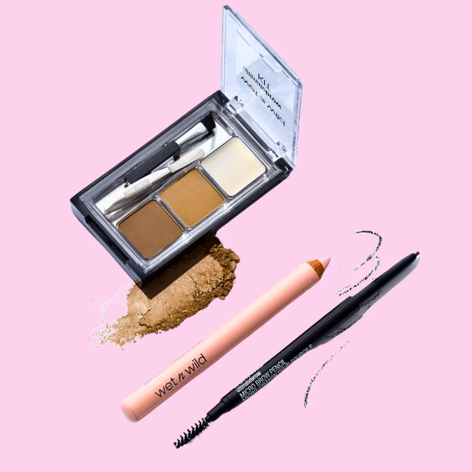 Wet n Wild Ultimate Brow Highlighter, Stencil Kit, Brow Pencil Perfect Brow NEW - Image 3 of 4