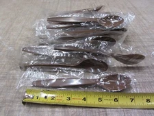 LOT OF 20 GENUINE US MRE SPOONS PLASTIC EATING UTENSIL CAMPING SURVIVAL HIKING