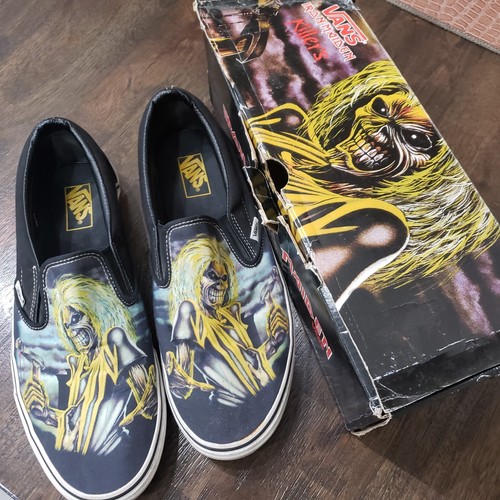 iron maiden vans shoes