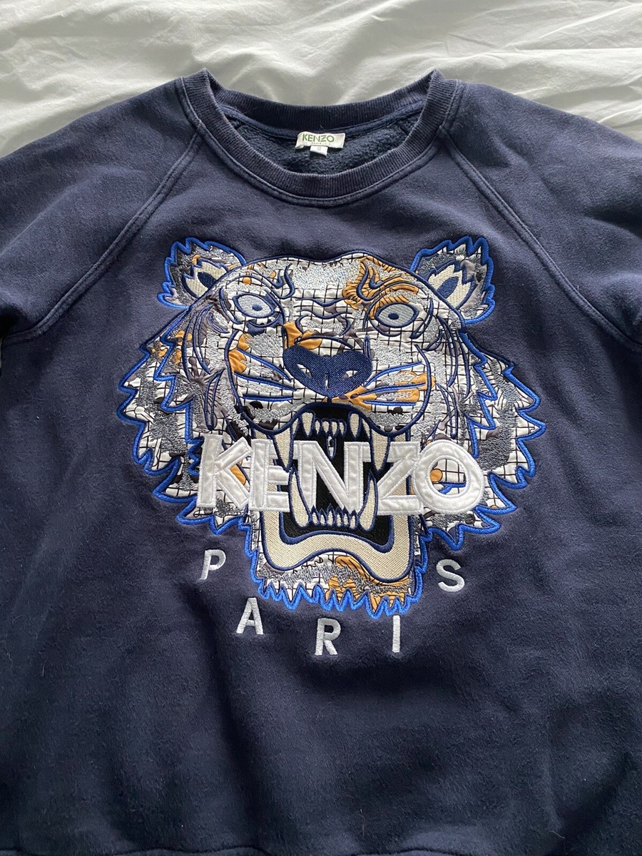 ★20-21FW新作★JEUNESSE★Chenille Embo Sweatshirts_3色 Kenzo Jungle Womens S Full Embroidered Spell Out Sweatshirt