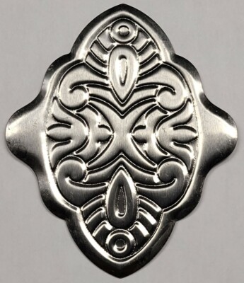 Long Celtic Steel Trunk Lid Slat Clamp - Decorative Hardware For Steamer Trunk Repair & Furniture Restoration (VT3-S)