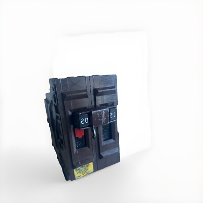 Wadsworth A220N 20 Amp 2 Pole Big Body Plastic FOOT Circuit Breaker A220 WA220