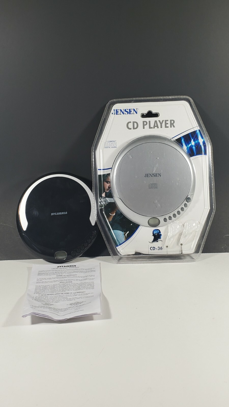 New Retro Jensen CD Compact Disc Player- and Sylvania scd300