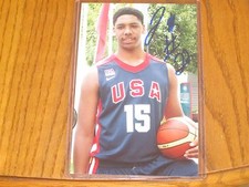 Jahlil Okafor AUTOGRAPHED TEAM USA 4X6PHOTO-DUKE-2015 DRAFT
