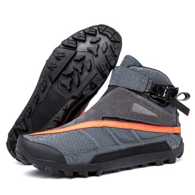 Casual Motorcycle Boots Men's Motorcyclist Shoes Racing Non-slip Biker Shoes 