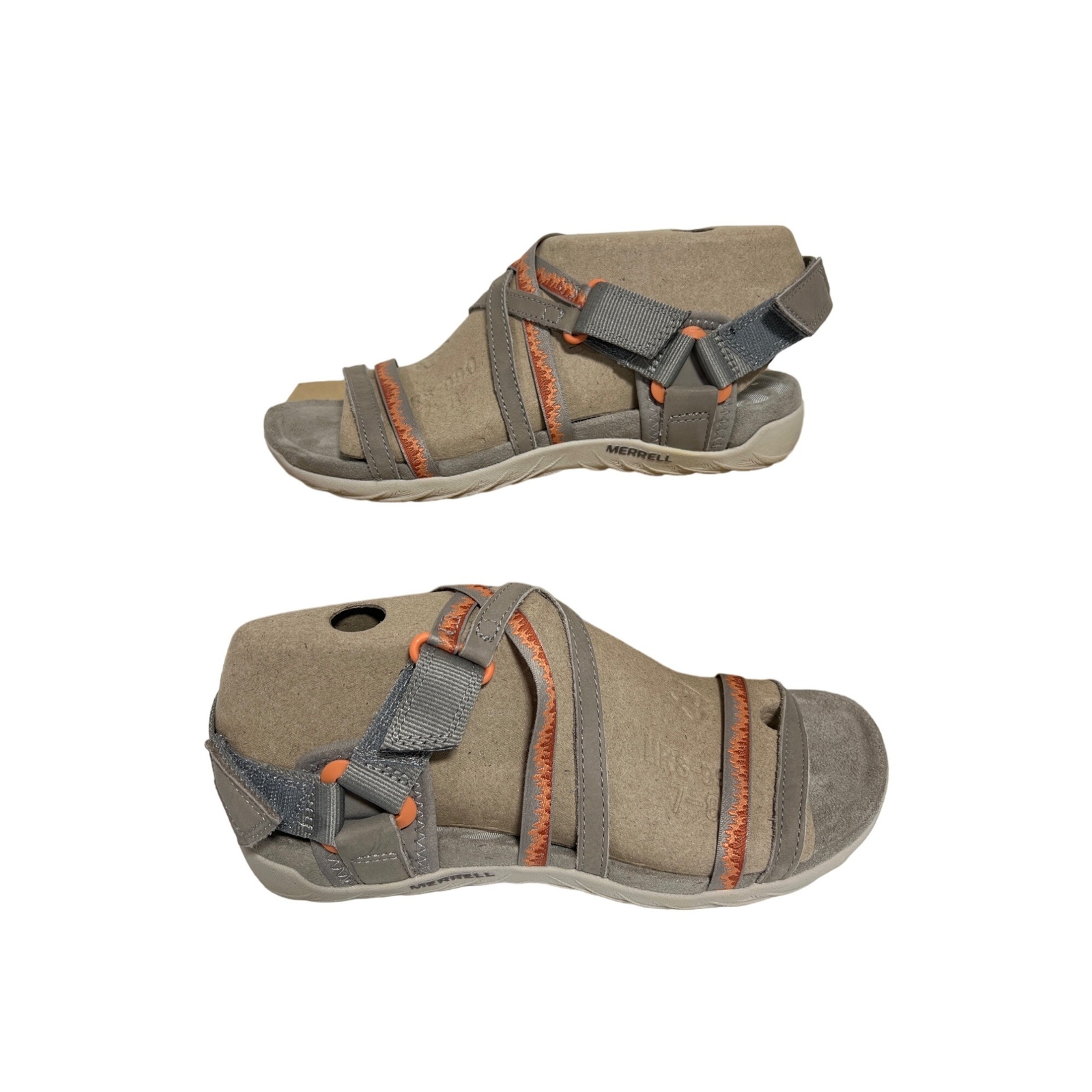 Merrell Terran 3 Cush Lattice (Luna Argilla) scarpe da donna US 7 NUOVE