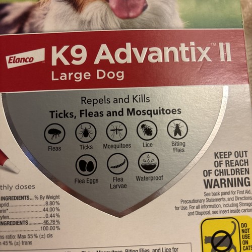 K9 Advantix II Large Dog 21-55 lbs 6-pack - Picture 5 of 7