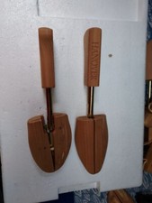 Vtg Hanover Forms Wooden Shoe Tree Stretcher Shape Savers Sz S 9.5" to 12" L EUC