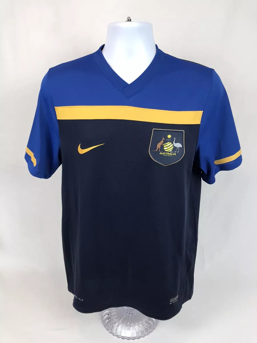 2010 Nike Dri Fit Australia Socceroos Football Soccer Jersey Size