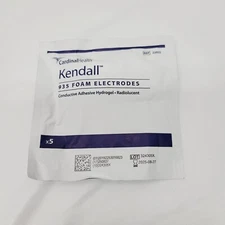 CARDINAL HEALTH 22935 Kendall 935 Foam Electrodes 5pk Conductive Adhesive Hydrog