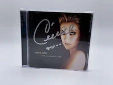 Celine Dion Signed Autographed CD Lets Talk About Love G2U