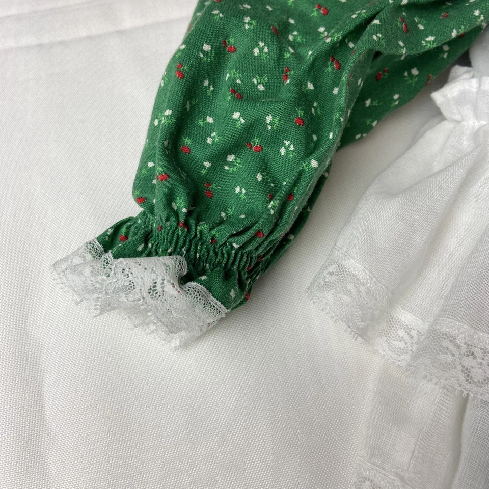 De Colección Vestido Bryan Fiesta Delantal Delantal Volantes Encaje Flor Círculo Completo 2 piezas 12-18 meses Foto 3 de 4