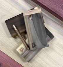 Rainbow Poplar Wood 4" Dugout w 3" Bat/One Hitter Pipe & Poker- Made in the USA