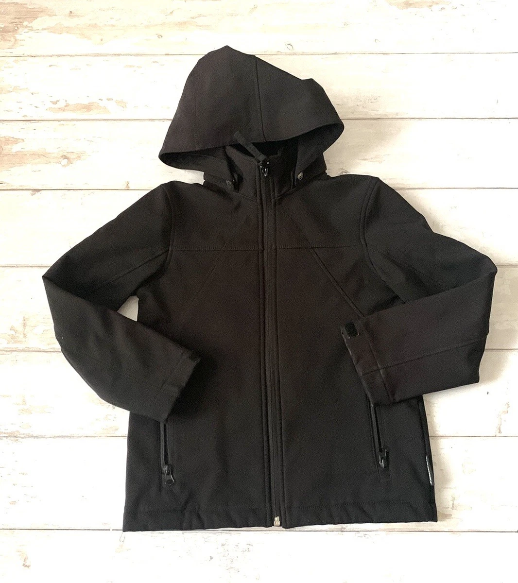 Black waterproof jacket best sale kids