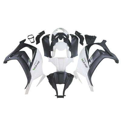 ABS White Black Fairing Bodywork Kit for Kawasaki Ninja ZX10R 2011 12 13 14 2015