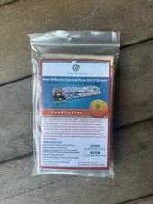 HealthyLine Emergency Blanket Mylar Survival Reflective Foil Heat Space Thermal