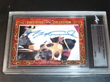 DOUBLE-SIDED CUT ANGEL CORDERO & EDDIE ARCARO #D 1/1 AUTO SIGNED AUTOGRAPH