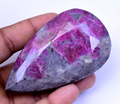 Natural HUGE Red Ruby 905.00 Ct Pear Earth-Mined Certified Untreated Gemstone