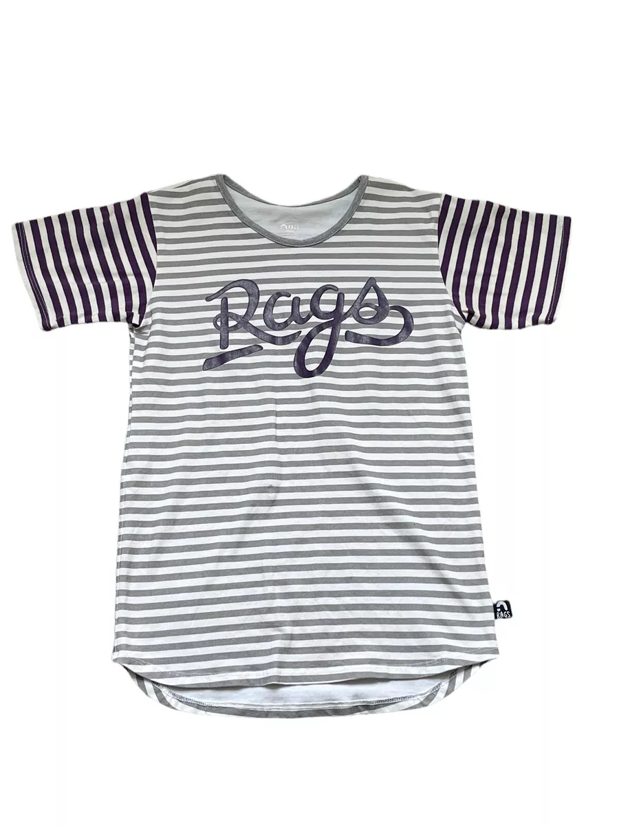 White tee shirt rags top
