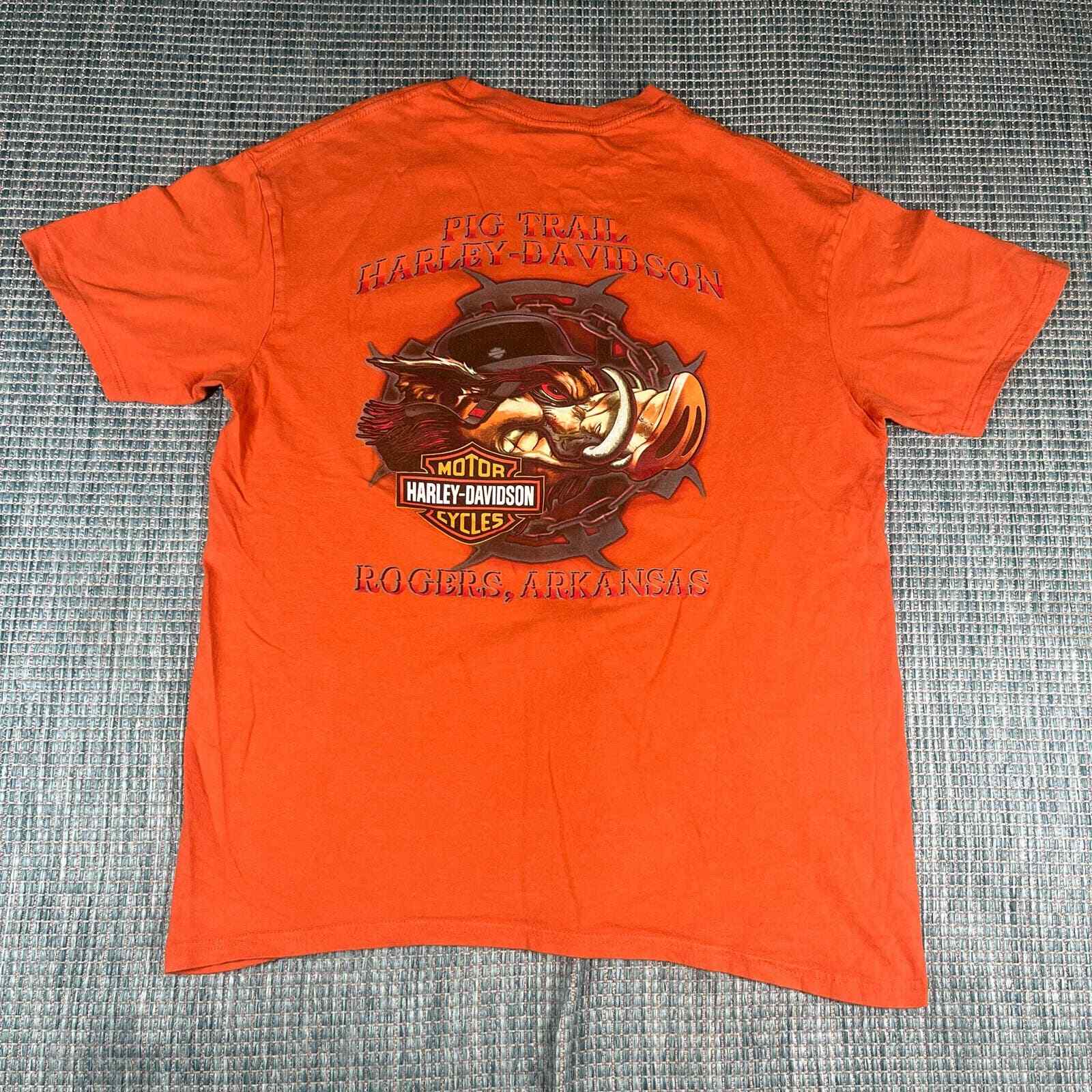Harley Davidson Pig Trail Rogers Arkansas 2015 Orange… Gem