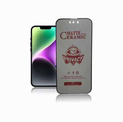 iPhone 14 Pro Max Displayschutz Sichtschutzfolie Anti Spy Privacy MATTE