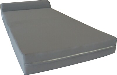 Twin Portable Flip Sleeper Chair Folding Foam Beds, 1.8 Density 6x32x70 Gray