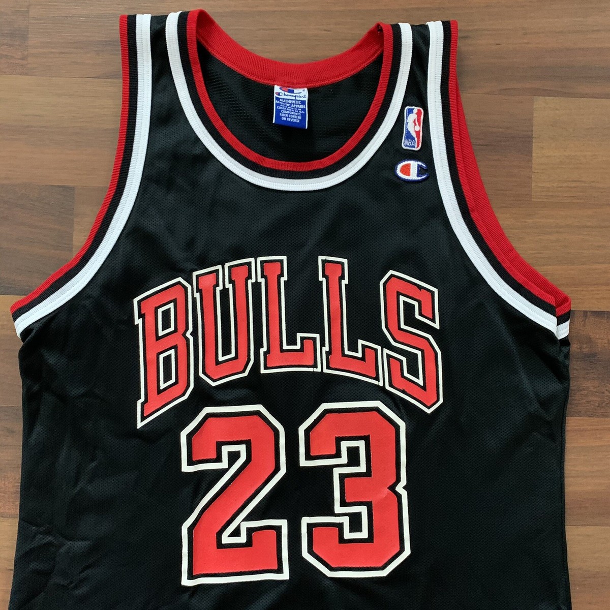 NBA Michael Jordan Champion Jersey Chicago Bulls Alternate Sz 44