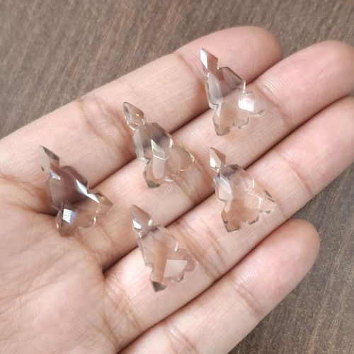 Natural Smoky Quartz Hand Carved Buddha Meditation Loose Gemstone Birthstone - Picture 7 of 7