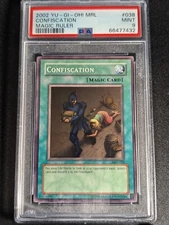 Yugioh - Confiscation MRL-038 Unlimited Super Rare PSA 9 MINT