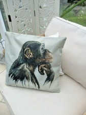 monkey ape  painting   print cushion cover new