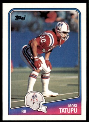 1988 Topps Mosi Tatupu New England Patriots #179