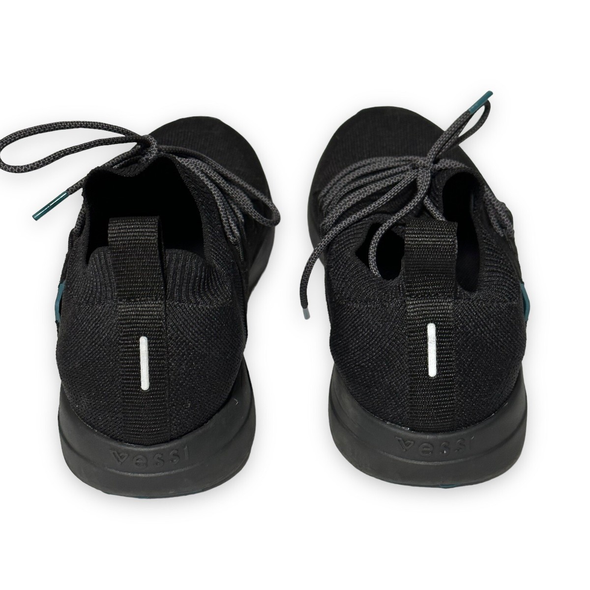 Vessi Cityscape Size 11 Classic Sneaker Storm Black on Black 
