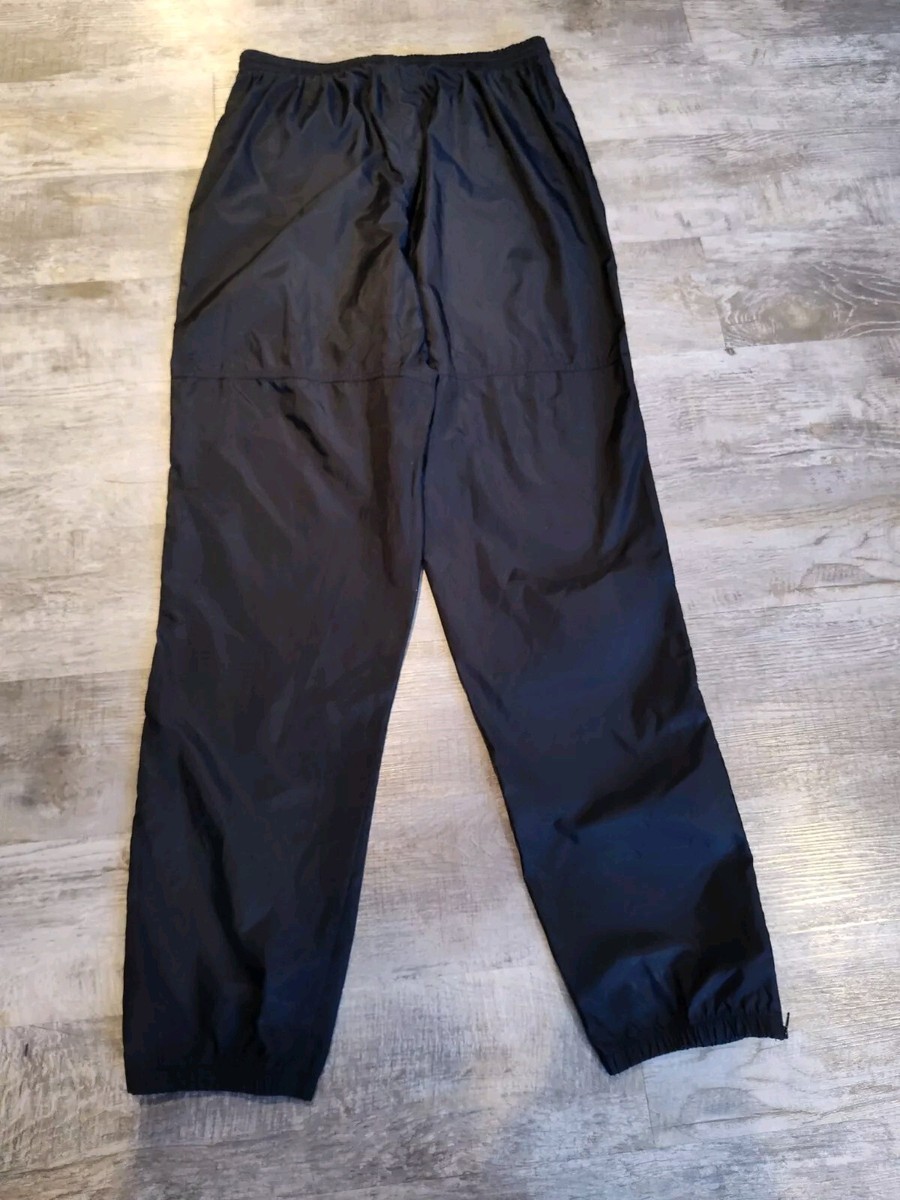 パンツ archive grunge nike ribbon nylon pants Vintage Nike Windbreaker Pants Mens L Black Nylon Track