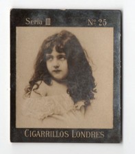 1900s Uruguay Photographic Tobacco Card Danckelman & Schrader S3 #25 Child Study