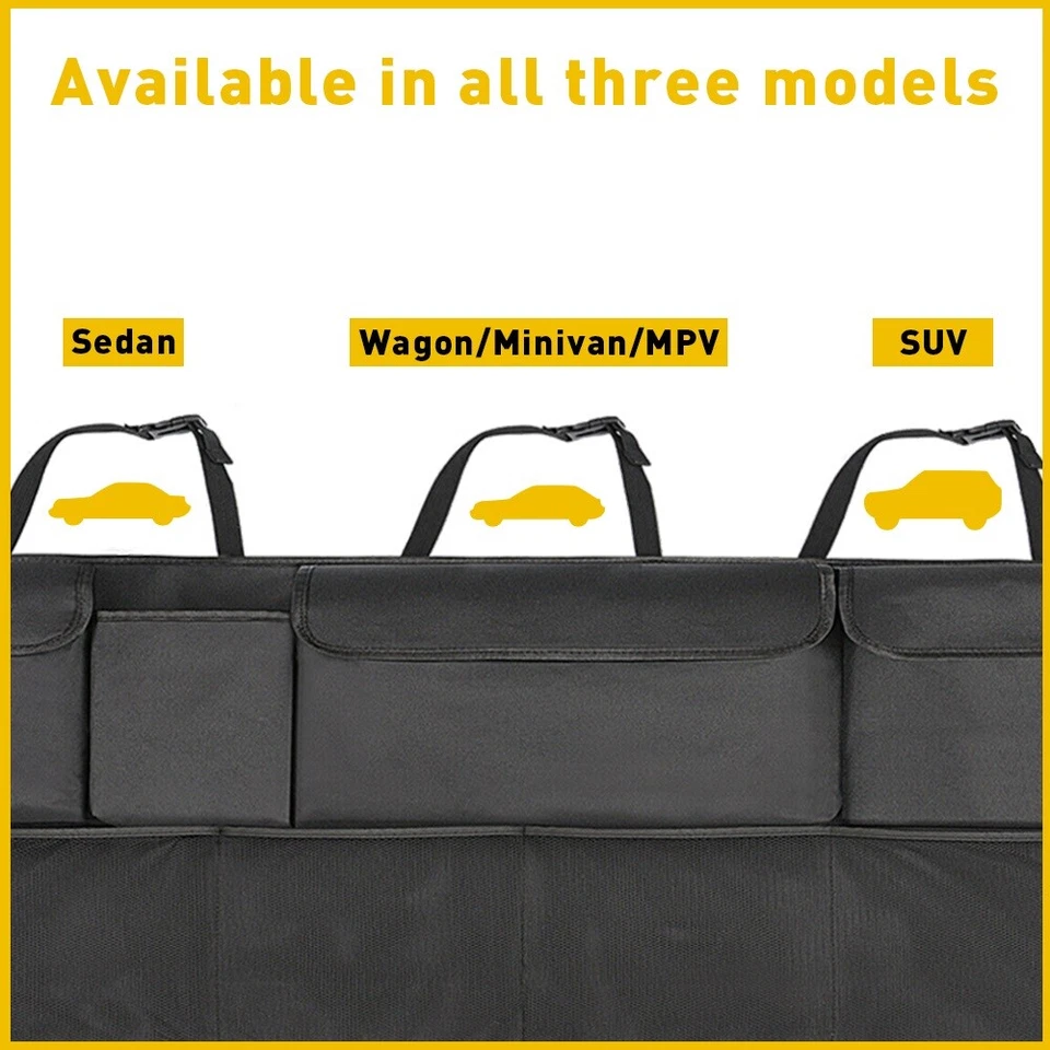 Car Cargo Net Trunk Hanging Organizer Back Seat Storage Organizer Bag For SUV - Image 4 of 4