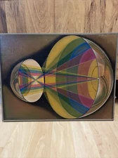 Painting Of Human Eye Retinal Cornea By Hal Poth Missouri Outsider  Artist