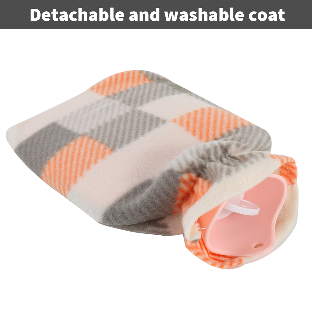 Hot Water Bottle Bag + Belt Rubber or Warm Plush Pouch Waist Cover
