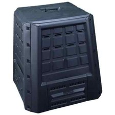 COMPOSTIERA ECOLOGIA BIO IN POLIETILENE CAPIENZA 380 LITRI CM. 80X80 H. 82